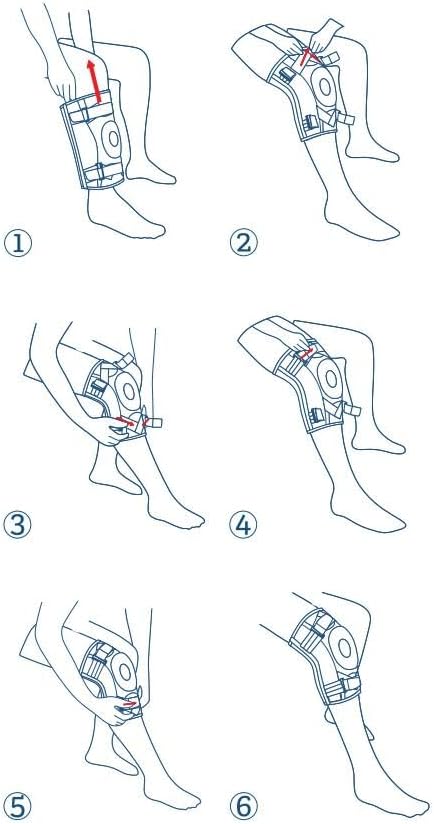 NEENCA Professional Knee Brace for Knee Pain, Hinged Knee Support with Patented X-Strap Fixing System, Medical for Pain Relief, Arthritis, Meniscus Tear, ACL, PCL, MCL, Runner, Sport