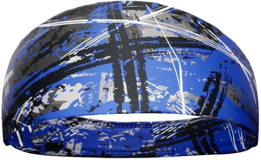 Unisex Headband/Sweatband. Best for Sports, Fitness, Working Out, Yoga. Tapered Design. Reversible.