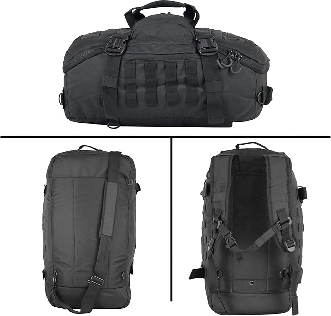 Gym Backpack for Men Sports Duffel Bag Gym Bags with Three Ways of Carrying (BLACK-85L)