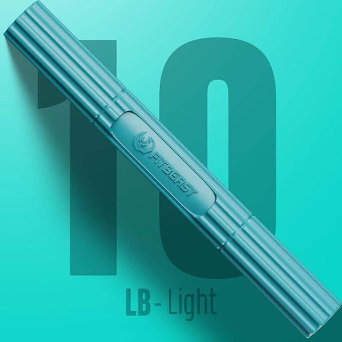 FitBeast Flex Therapy Bar, Tennis Elbow Therapy Bar - Ideal for Relieve Tendonitis Pain & Improve Grip Strength, Fitness Resistance Bar for Golfers Elbow & Tendinitis, Twist Bar for Physical Therapy