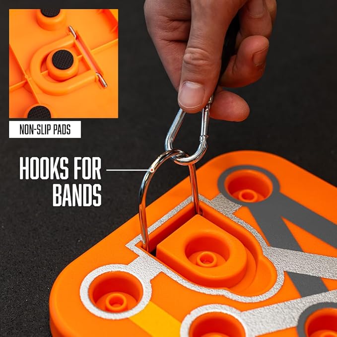 Foldable Push Up Board for Men and Women- Multifunctional Workout Equipment - Foldable Push Up Bar- Fitness Gym Equipment- Portable Board for Home Exercise and Workout - Push Up Board by Fitby