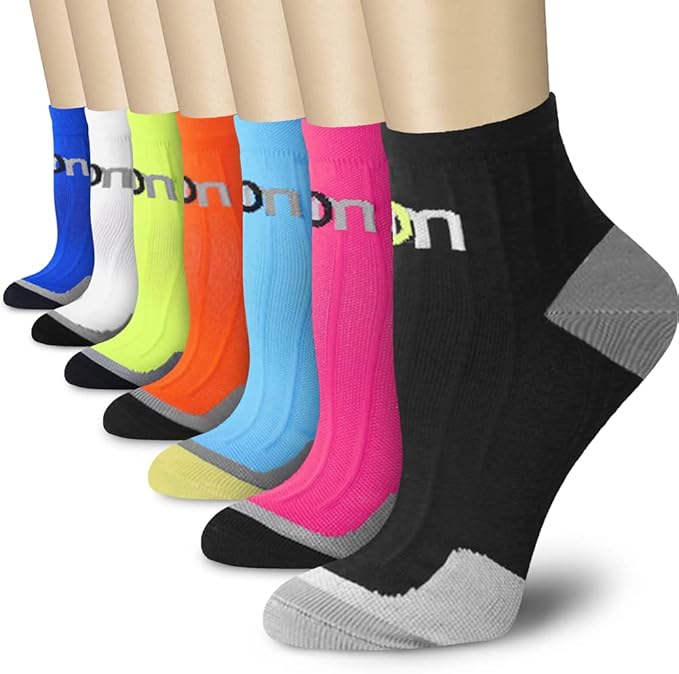 CHARMKING Compression Socks for Women & Men Circulation 15-20 mmHg is Best for Athletic Running Cycling Nurse Daily Wear