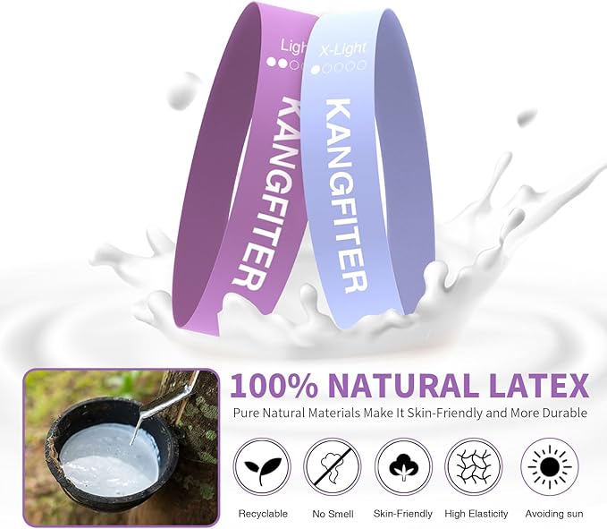 100 PCS Bulk Resistance Bands, Loop Exercise Bands Set for Gym Members Sports Class Students Gift, 5 Pieces Each Set with Storage Bag, Fitness Bands for Outdoor Home Gym Yoga Pilates