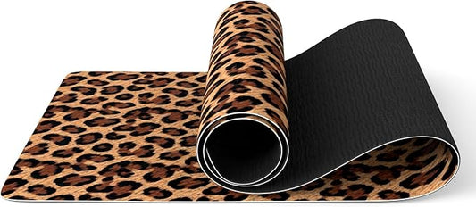 FOLAI Extra Thick Yoga Mat 6mm - Non-Slip Exercise Mat for HIIT, Pilates & Home Workouts & Workout with Free Carry Strap