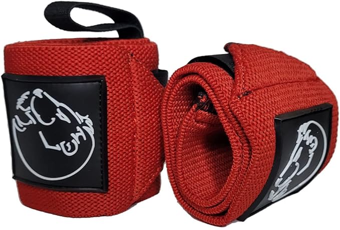 Premium Wrist Wraps for Weightlifting, BMG Premium 18” Wrist Wraps (pair) with Thumb Loop, Sturdy and Comfortable