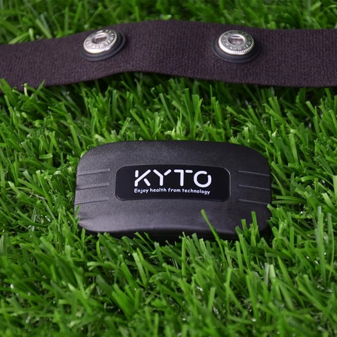 KYTO Heart Rate Monitor Chest Strap, ANT+/ Bluetooth, Compatible with iOS/Android APPs, Cycling/Yoga/Basketball/Running/Fitness Exercise/Boxing