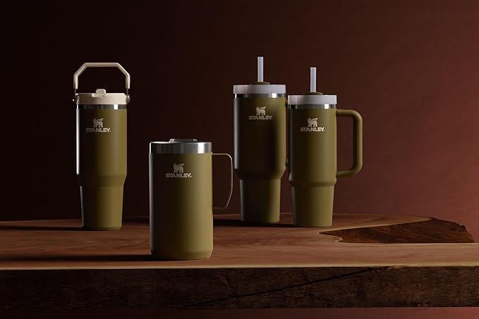 Stanley IceFlow 2.0 Flip Straw Tumbler with Handle 30 oz | Twist On Lid and Flip Up Straw | Leak Resistant Water Bottle | Insulated Stainless Steel | BPA-Free | Exclusive Thyme