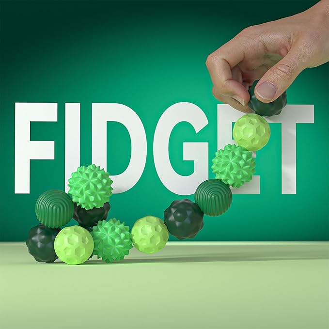 10 Pack Magnetic Fidget Toys for Adutls & Teens, Silicone Magnetic Fidget Balls, Textured Sensory Toys Help Relieve Stress, Tension, Office Desk Toy for Autism ADHD Anxiety