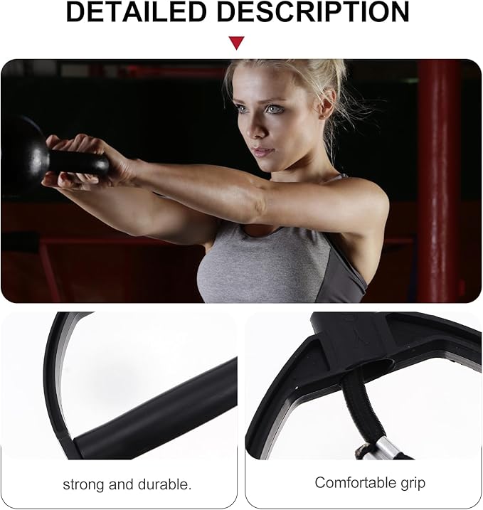 IMIKEYA Resistance Bands: 1 Pair Stepper Resistance Band Fitness Exercise Bands with Handles Fitness Bands Pull Ropes Exercising Bands Resistance Bands for Workout Strength Training at Home, Black