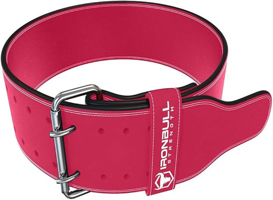 Powerlifting Belt - IPF Approved – Weight Lifting Belt 10mm - Prong Weightlifting Belt for Squats, Deadlift, and Bench Press – Lifting Belt Leather 4in for Men and Women – Back Brace for Gym, Workout, Strength Training, Strongmen & Power Lift