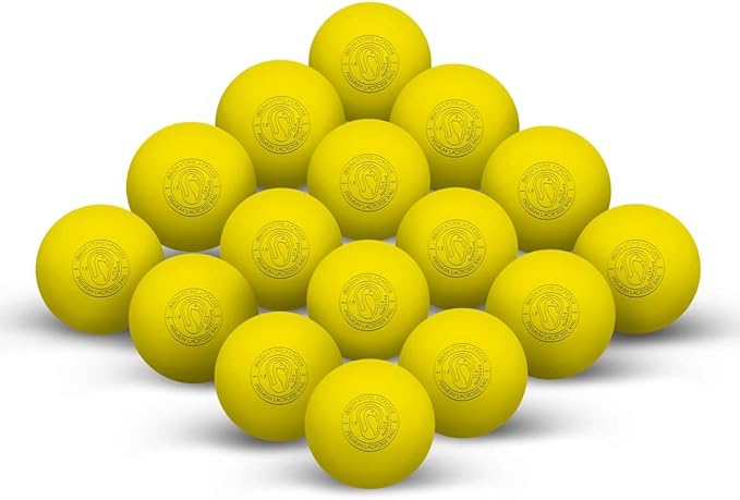 Signature Lacrosse Ball Set - Packs of 2, 4, 8, 12, and 120 - No Chemical Smell Massage Balls, Myofascial Release Tools, Back Roller, Muscle Knot Remover