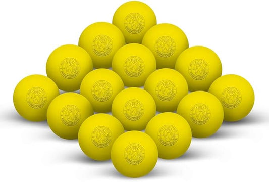 Signature Lacrosse Ball Set - Packs of 2, 4, 8, 12, and 120 - No Chemical Smell Massage Balls, Myofascial Release Tools, Back Roller, Muscle Knot Remover