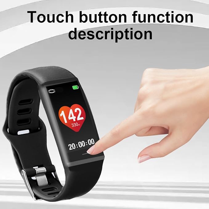 FITCENT Heart Rate Monitor Chest Strap with Fitness Tracker, ANT+ 5.3Khz Bluetooth Heart Rate Monitor Compatible with Polar Garmin DDP Yoga, HR Sensor with Sports Bracelet