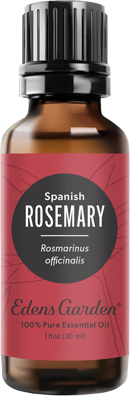 Edens Garden Rosemary- Spanish Essential Oil- 100% Pure Premium Grade, Undiluted, Natural, Therapeutic, Aromatherapy, The Best for Diffuser, Candle, Laundry, Humidifiers 30 ml (1 fl oz)