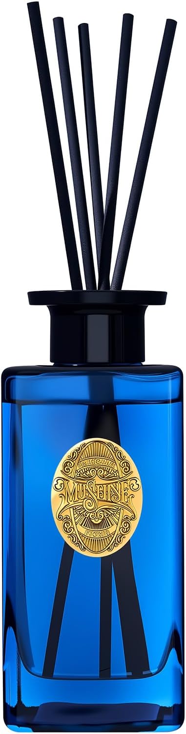 M&SENSE 10.14 oz Large Reed Diffuser Set | Midsummer Evening Scent Oil Diffuser with Sticks |Hotel Collection Non-Toxic Essential Oil |for Bedroom Bathroom Living Room