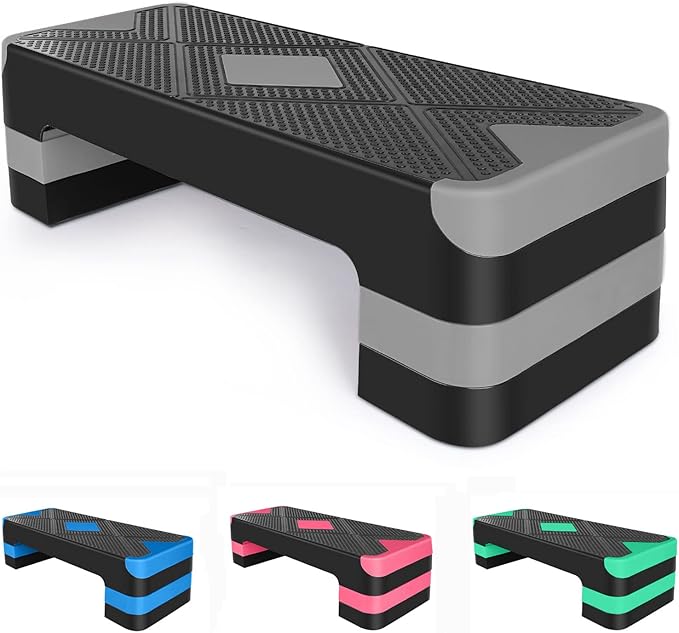 Adjustabl Aerobic Stepper Fitness Step Platform Health Workout for Sports Training