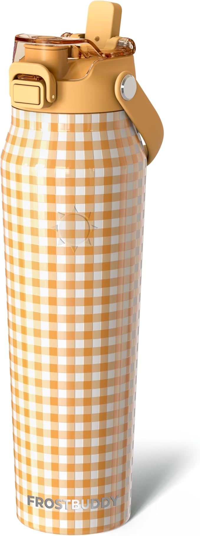 Frost Buddy 32oz Insulated Water Bottle with Straw & Chug Lid | Leak-Proof Stainless Steel | 24-Hours Cold | Sweat-Proof, Cup Holder Friendly | Ideal for Gym, Travel, Sports & Everyday Hydration