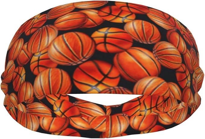 Sports Headband Moisture Wicking Sweatband for Men Women Running Cycling Yoga Fitness Workout