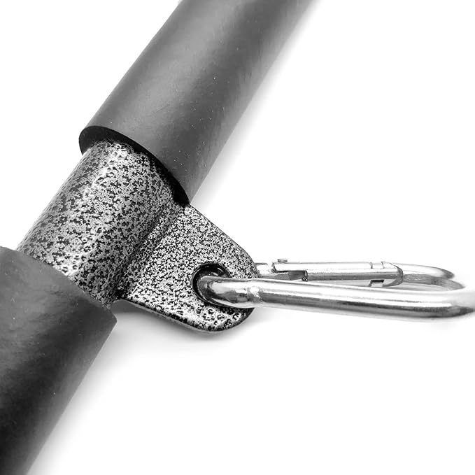 Pulldown Bar for LAT Pulley System - 40cm Soft Foam Handles Straight Bar Pull down Exercise Rowing Machine Home Gym Attachment Strength Muscles Triceps Training