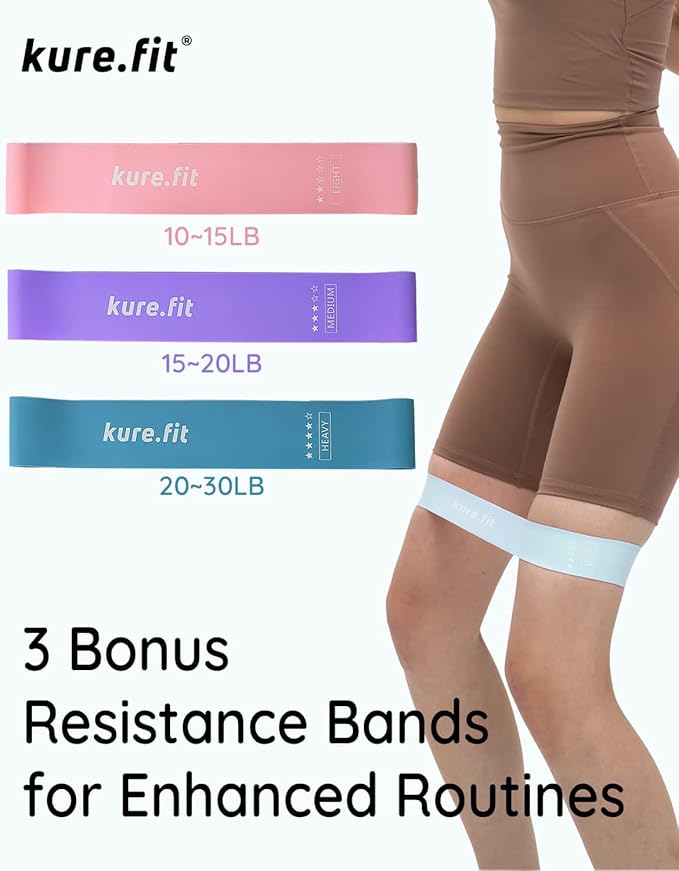 Hand Weight Bars for Women (2.2 LB) | Resistance Booty Bands | Pilates, Yoga, Dance, Aerobics, Running, Cardio, Gym, Strength Training | Non-Slip | Portable Dumbbells | Women & Men