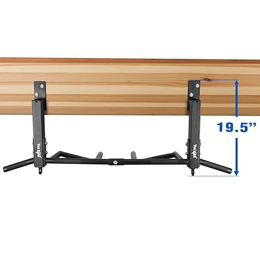 Yes4All Joist Mounted Pull Up Bar, Heavy Duty Multi Grips Joist Mount Pull Up Bar, Chin Up Bar Ceiling Mount