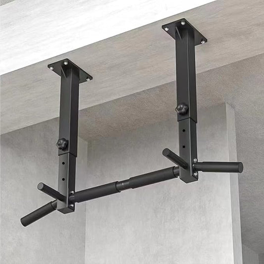 Wall Mount Pull Up Bar, Joist Mount Pull Up Bar, Beam and Rafter Mounted Chin Up Bar for Home Gym With Wood Mount and Wall Mount Screws