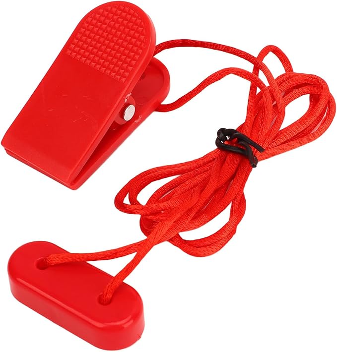 Hapivida Magnet Safety Key, Universal Magnetic Safety Switch for Treadmills with Strong Clip, ABS and Polyester, 2pcs Replacement Parts for Running Machines