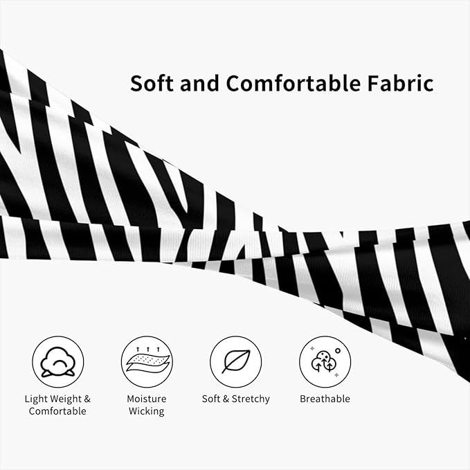 Sports Headband Moisture Wicking Sweatband for Men Women Running Cycling Yoga Fitness Workout