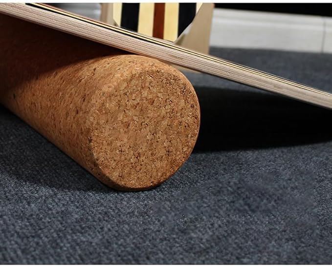 Balance Board Indoor Surfboard Surf Style Home Fitness with Wheel for Exercise, Athletic Training and Board Sports - Fun Workout Equipment For Balance, Stability and Improving Core Strength