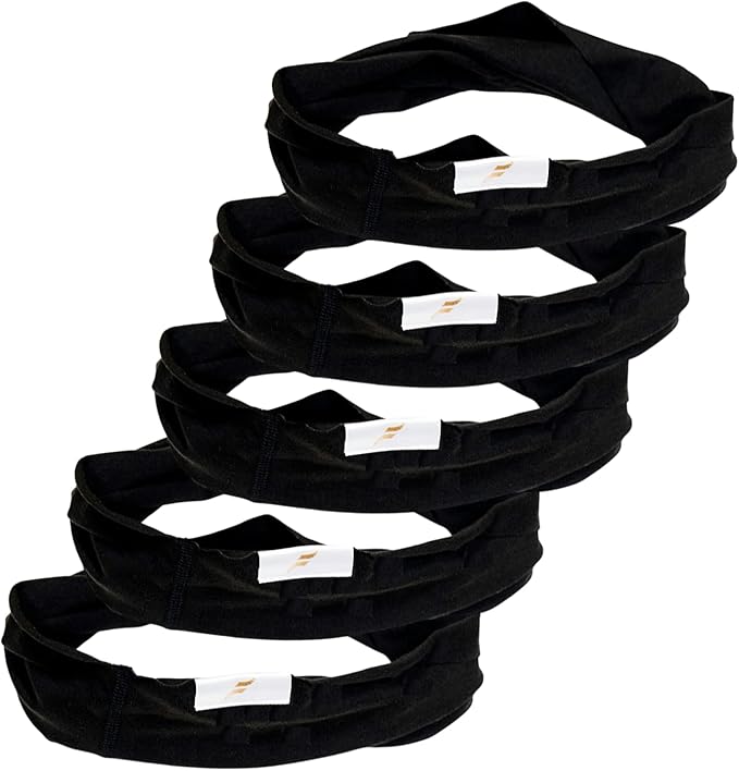 Organic Fitness Fabrixx - Premium Gym Headband Made with Organic Cotton, Sweatband Headband with a Stylish Twist for Men and Women