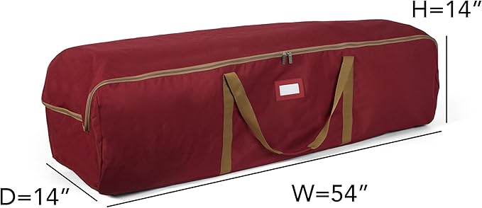 Covermates Keepsakes - Storage Duffel Bag - Heavy Duty Polyester - Reinforced Handles - Closet Storage, Red