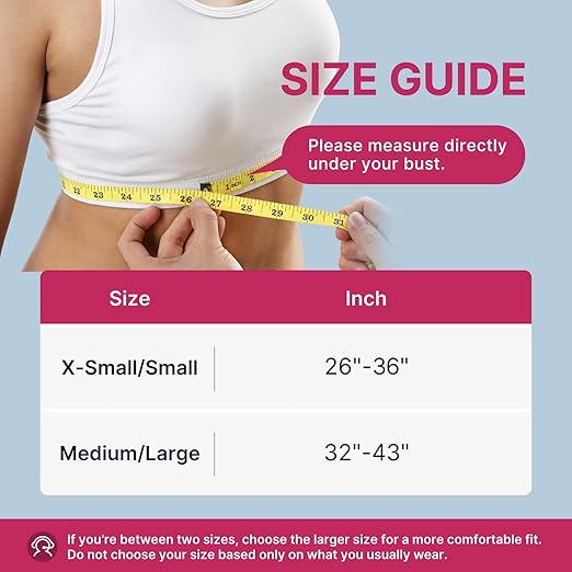 Fit Geno Posture Corrector for Women: Adjustable Lightweight Upper Back Brace for Neck Shoulder & Upper Back Pain Relief - Improve Posture Correct Hunchback Slouching Kyphosis Invisible Under Clothes (XS/S Under Bust 26"-37")