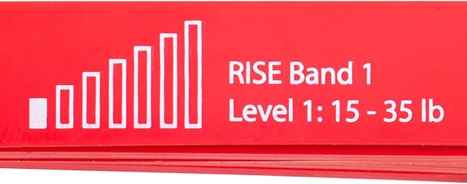 Rise Bands Heavy-Duty Exercise Resistance Band for Physical Therapy, Fitness, Muscle Development, Rehab, Mobility, Stretching, and More