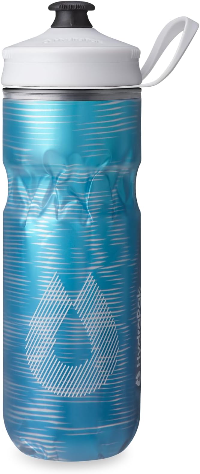 HydraPak | Polar Bottle - Polar Sport Insulated Water Bottle - BPA-Free, Sport & Bike Squeeze Bottle with Handle (Pulse Blue, 600ml / 20oz)