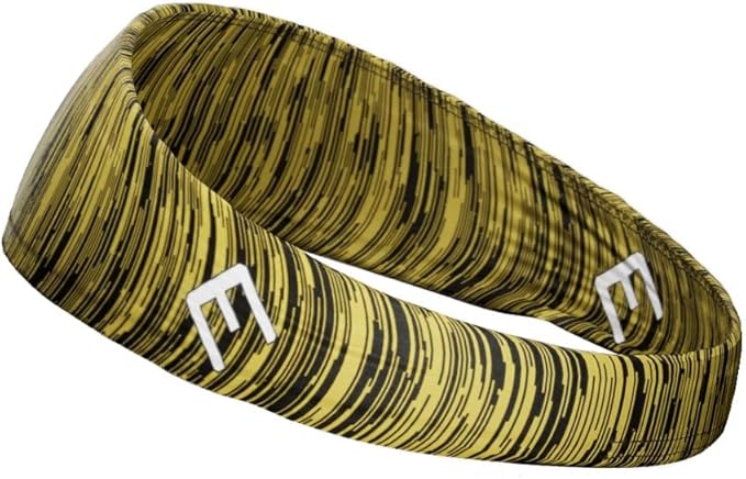 Unisex Headband/Sweatband. Best for Sports, Fitness, Working Out, Yoga. Tapered Design. Reversible.
