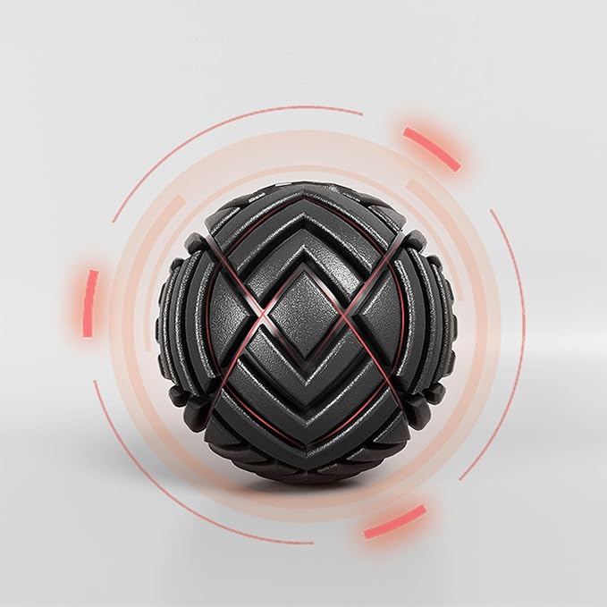 Tetop Fitness Muscle Massage Ball, 3.15in, Therapy Ball for Trigger Point Massage, Myofascial release, Mobility ball for Exercise & Recovery (Purple)