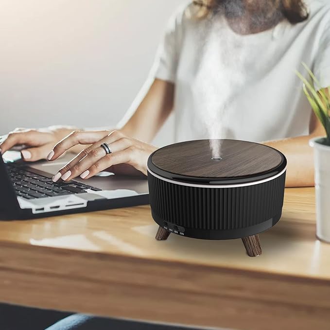 Diffusers for Essential Oils Humidifiers 500ML, Essential Oils Large Room Aromatherapy Diffuser,7 Colors Lights 3 Mist Modes with R/C for Home Office