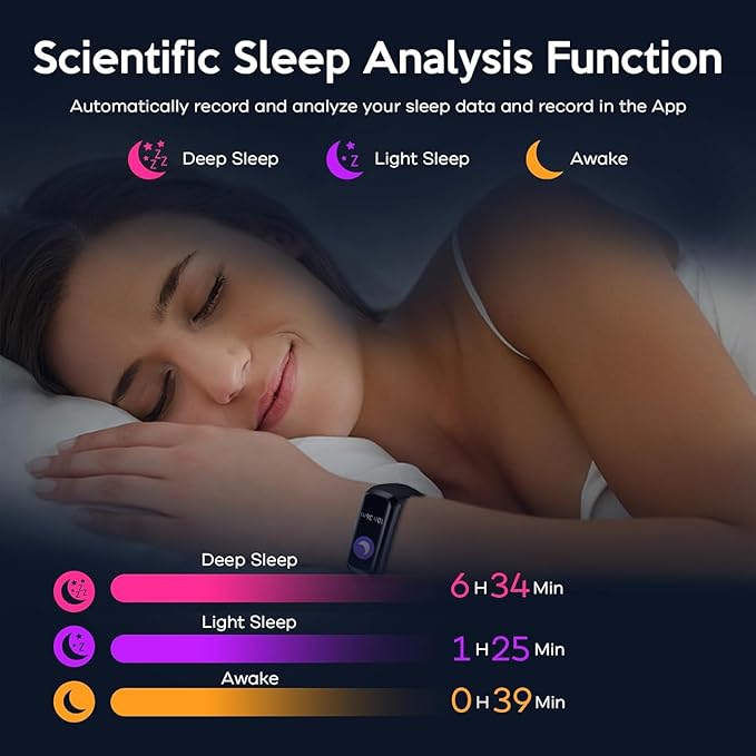 Fitness Tracker,2025 Smart Watch with Blood Pressure Heart Rate & Sleep Monitor IP67 Waterproof Step Calorie Counter Pedometer Fitness Activity Watch for Men Women Android iOS Phone (Black)