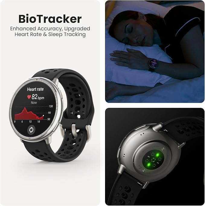 Amazfit Active 2 Sport Smart Watch Fitness Tracker for Android and iPhone, 44mm, 10 Day Battery, Water Resistant, GPS Maps, Sleep Monitor, 160+ Workout Modes, 400 Face Styles, Silicone Strap, Free App