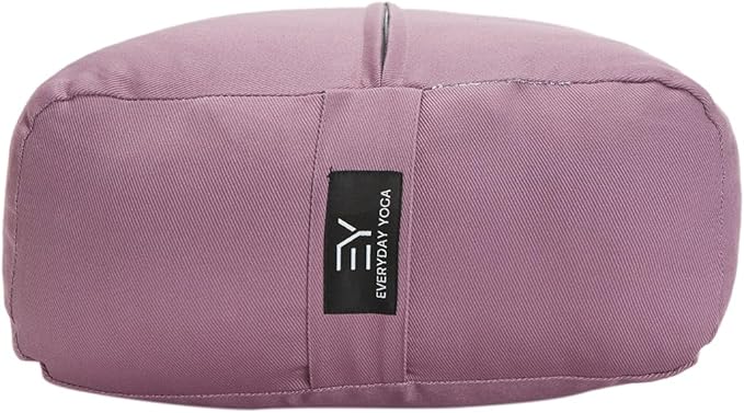 Everyday Yoga Premium Bolster, Meditation Pillow, Super Soft & Lightweight with Carry Handle - Firm Support for Restorative Yoga, Multi-color