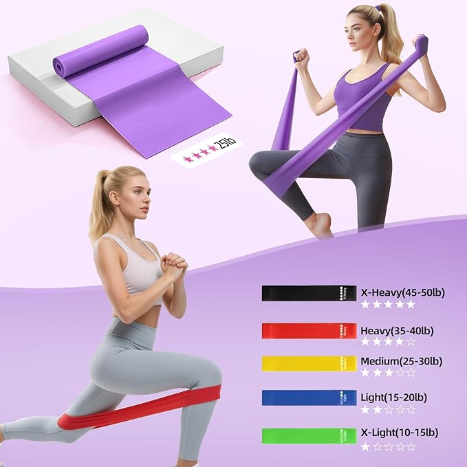 Pilates Kit for Women, Home Pilates Equipment Set with Pilates Ring and 2 Ball, 5 Resistance Bands, Yoga Block,Full Body Core & Flexibility Training,14-in-1 Portable Durable At Home Pilates Kit