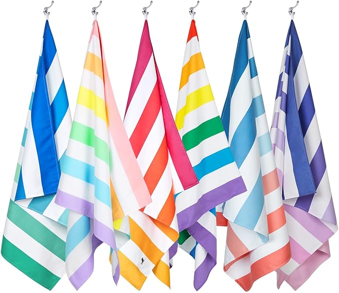 Dock & Bay Beach Towel - Quick Dry, Sand Free - Compact, Lightweight - 100% Recycled - Includes Bag - Summer - Sand to Sea, Extra Large (200x90cm, 78x35)