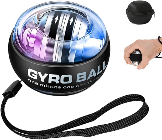 Wrist Ball, 2026 New Wrist Ball Exerciser, Auto-Start Wrist Balls Hand Exerciser, Adjustable Resistance, Hand Strengthening Devices for Strengthen Arms, Bones and Muscles, Joint Relief
