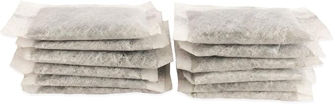 Green Piece Distiller Filters – Activated Charcoal Carbon Sachets (12 Pack), Odor & VOC Absorbing, Compatible with Megahome & Countertop Water Distillers, Coconut Shell Carbon, Premium Replacement