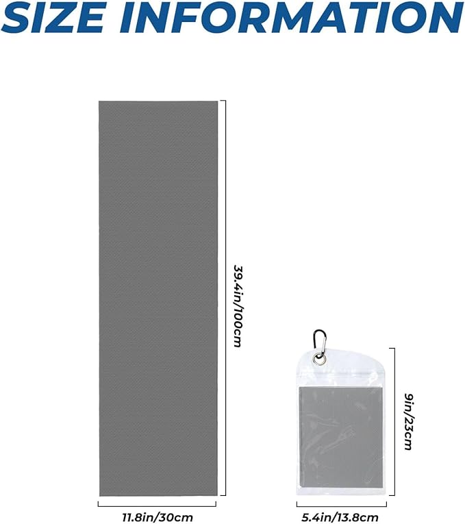 Custom 1-200 Pack Cooling Towel 40"x12", Design Your Team Logo Photo Ice Towel Personalized Soft Breathable Sport Towel Customized Workout Sweat Towel for Yoga Gym Activities (Dark Grey)