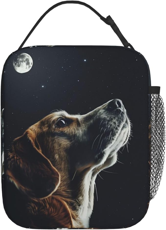 Insulated Lunch Box for Women Men, Beagle Dog Theme Lunch Box Reusable Portable Lunch Bag Cooler Tote Waterproof Lunch Container for Office Picnic Work Travel Hiking