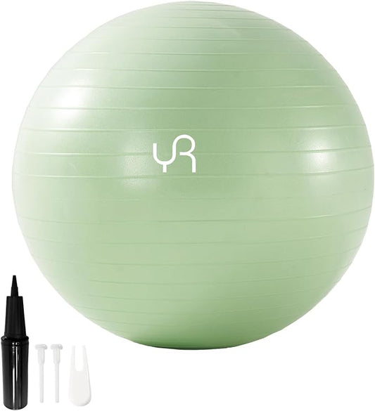 Exercise Ball for Workouts, Anti-Burst and Slip Resistant Yoga Ball for Gym Fitness and Physical Therapy