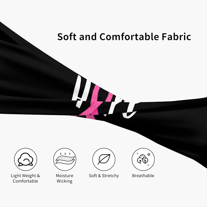 Sports Headband Moisture Wicking Sweatband for Men Women Running Cycling Yoga Fitness Workout