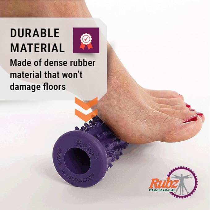 Due North Foot Rubz Foot Massage Roller, 0.4 Pound, Multi Colored (DNFM1)