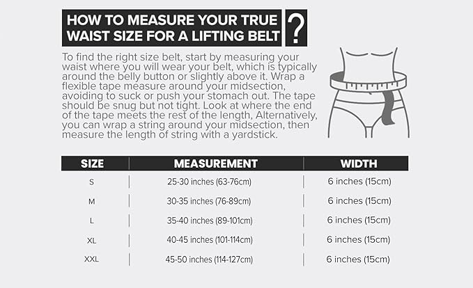 Weightlifting Belt For Men and Women - 6 Inch Auto-Lock Weight Lifting Back Support, Workout Back Support for Lifting, Fitness, Cross Training and Powerlifitng